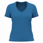 K3029ORG - Dames-T-shirt BIO150 IC V-hals, light royal blue — productfoto 5