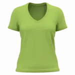 K3029ORG - Dames-T-shirt BIO150 IC V-hals, lime — productfoto 6