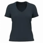 K3029ORG - Dames-T-shirt BIO150 IC V-hals, navy — productfoto 7