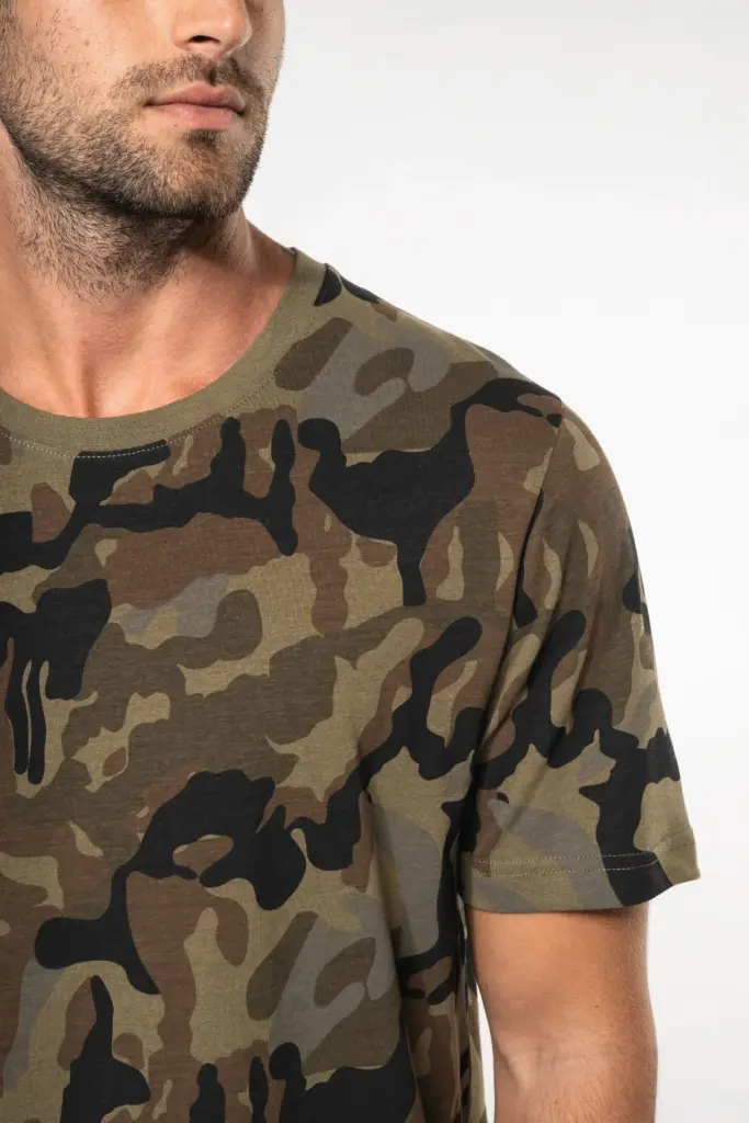 T-shirt camo korte mouwen — productfoto 3