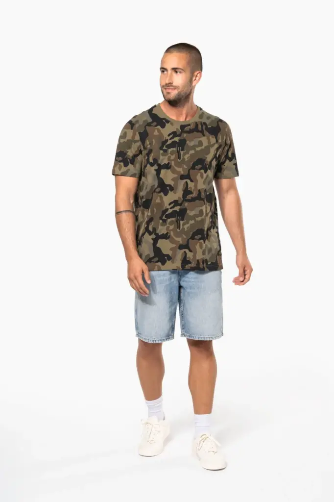 T-shirt camo korte mouwen — productfoto 5