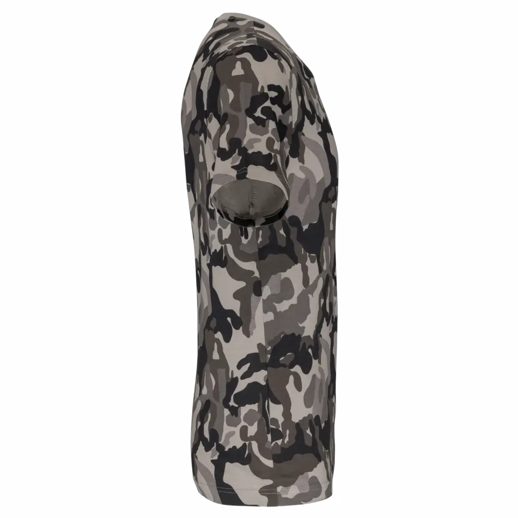 T-shirt camo korte mouwen, grey camouflage — productfoto 8