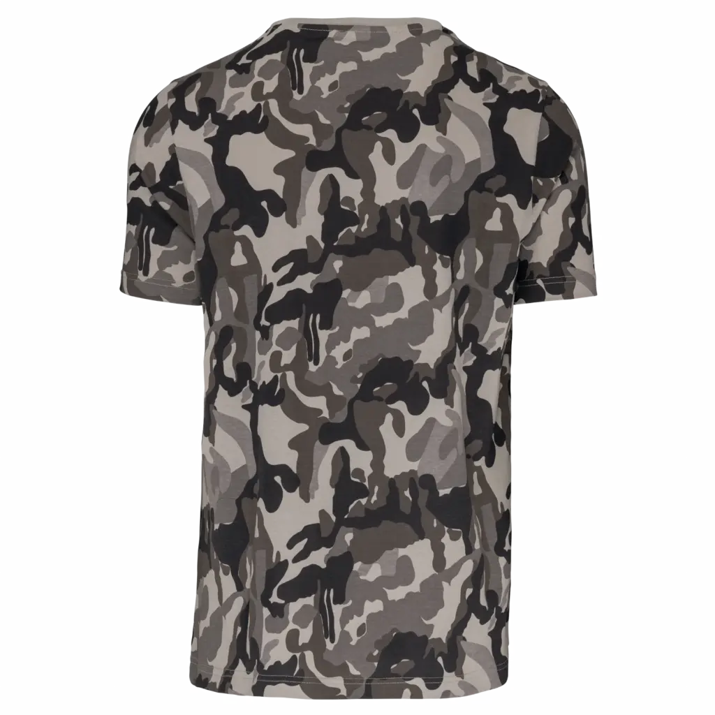 T-shirt camo korte mouwen, grey camouflage — productfoto 10