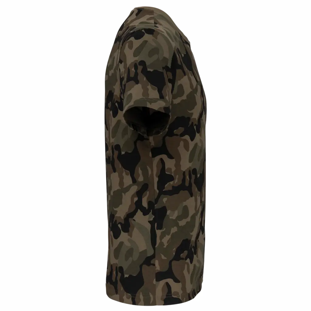 T-shirt camo korte mouwen, olive camouflage — productfoto 11