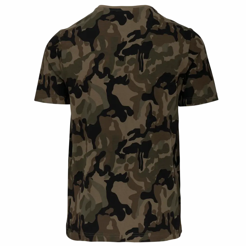 T-shirt camo korte mouwen, olive camouflage — productfoto 13