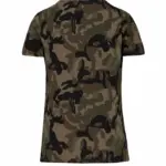 Dames-T-shirt camo korte mouwen, olive camouflage — productfoto 10