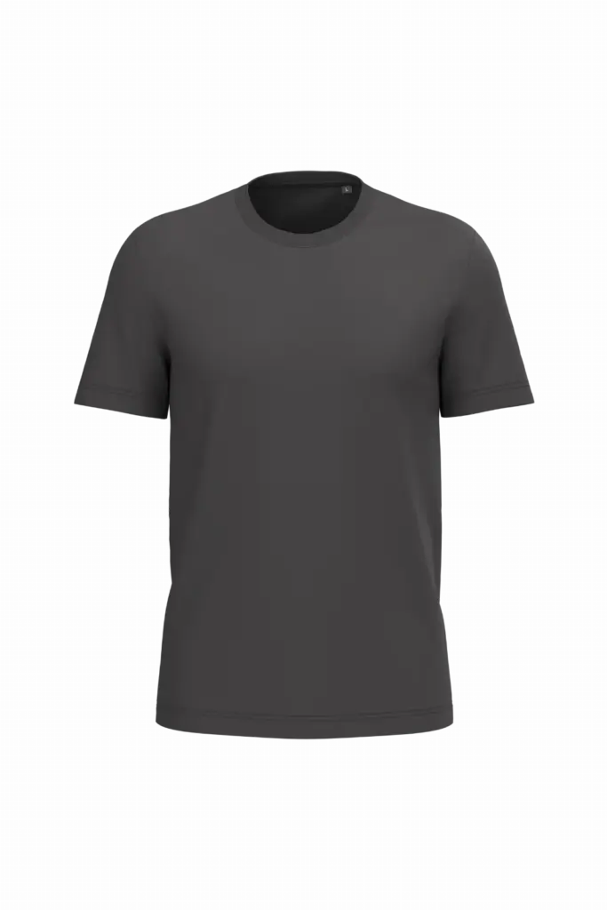 Heren T-shirt Bio190 IC, dark grey — productfoto 22