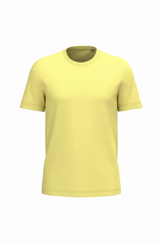 Heren T-shirt Bio190 IC, lemon yellow — productfoto 40