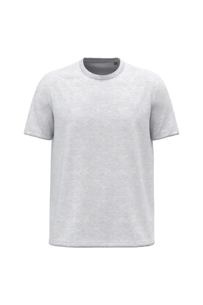 K3032ORG - Heren T-shirt Bio190, ash heather