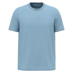 K3032ORG - Heren T-shirt Bio190, cloudy blue heather — productfoto 3