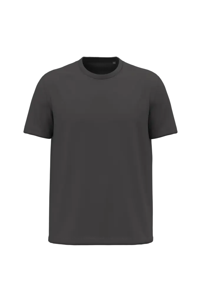 K3032ORG - Heren T-shirt Bio190, dark grey — productfoto 5