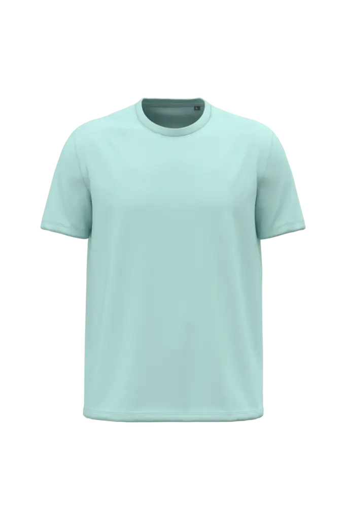 K3032ORG - Heren T-shirt Bio190, ice mint — productfoto 9