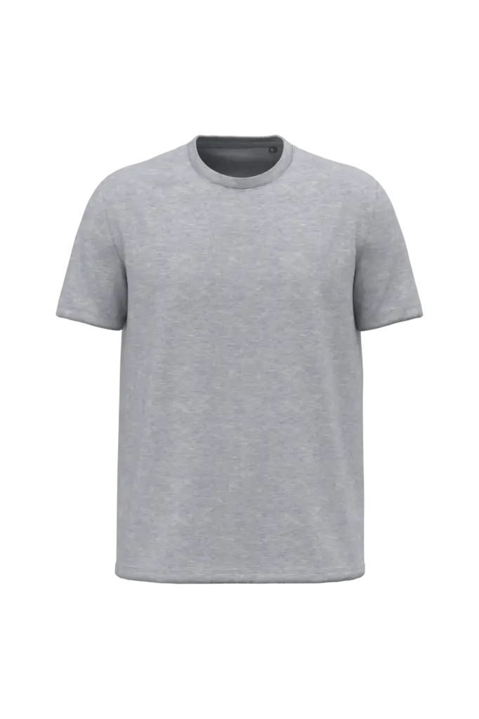 K3032ORG - Heren T-shirt Bio190, oxford grey — productfoto 16