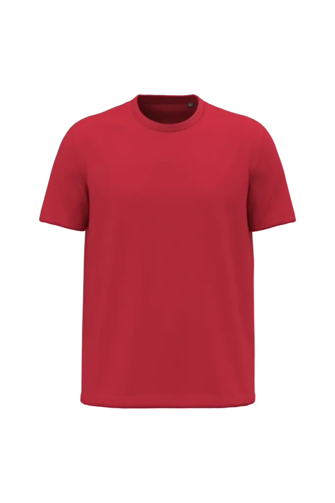 K3032ORG - Heren T-shirt Bio190, red — productfoto 17