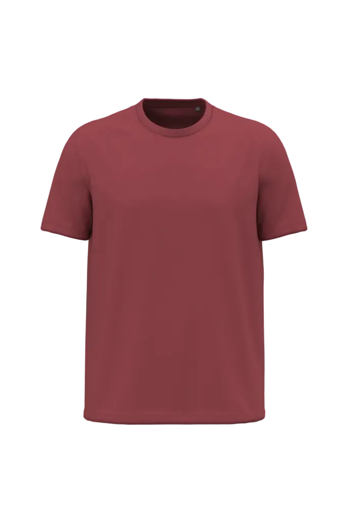 K3032ORG - Heren T-shirt Bio190, terracotta red — productfoto 21