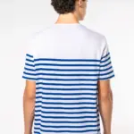 Marine-T-shirt ronde hals Bio heren — productfoto 2