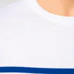 Marine-T-shirt ronde hals Bio heren — productfoto 4