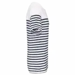 Marine-T-shirt ronde hals Bio heren, white / navy stripes — productfoto 11