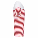 Marine-T-shirt ronde hals Bio heren, white / red stripe — productfoto 14