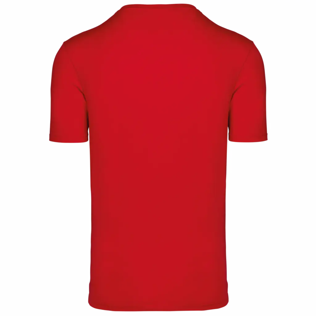 PS_K3036-B_RED - Hidalgo-werbeartikel T-shirt ronde hals met korte mouwen uniseks — productfoto 26