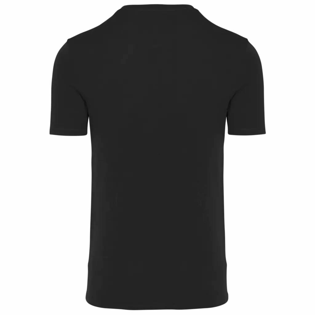 PS_K3036-B_BLACK - Hidalgo-werbeartikel T-shirt ronde hals met korte mouwen uniseks, black — productfoto 14