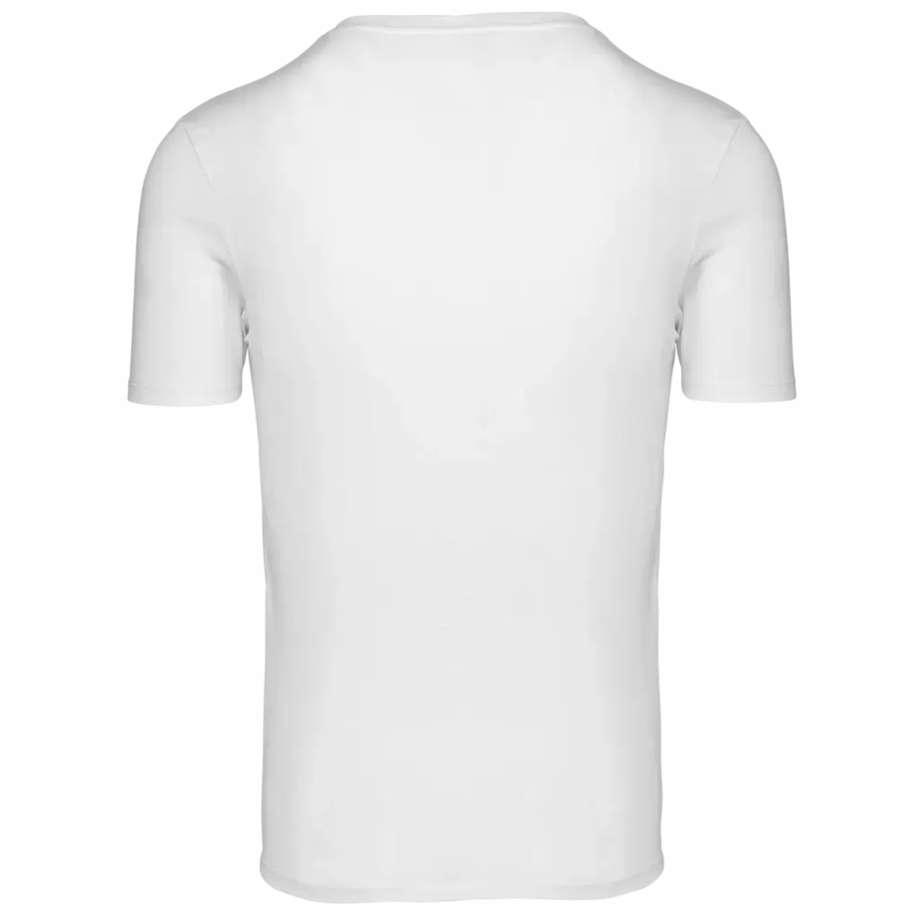 PS_K3036-B_WHITE - Hidalgo-werbeartikel T-shirt ronde hals met korte mouwen uniseks, white — productfoto 29