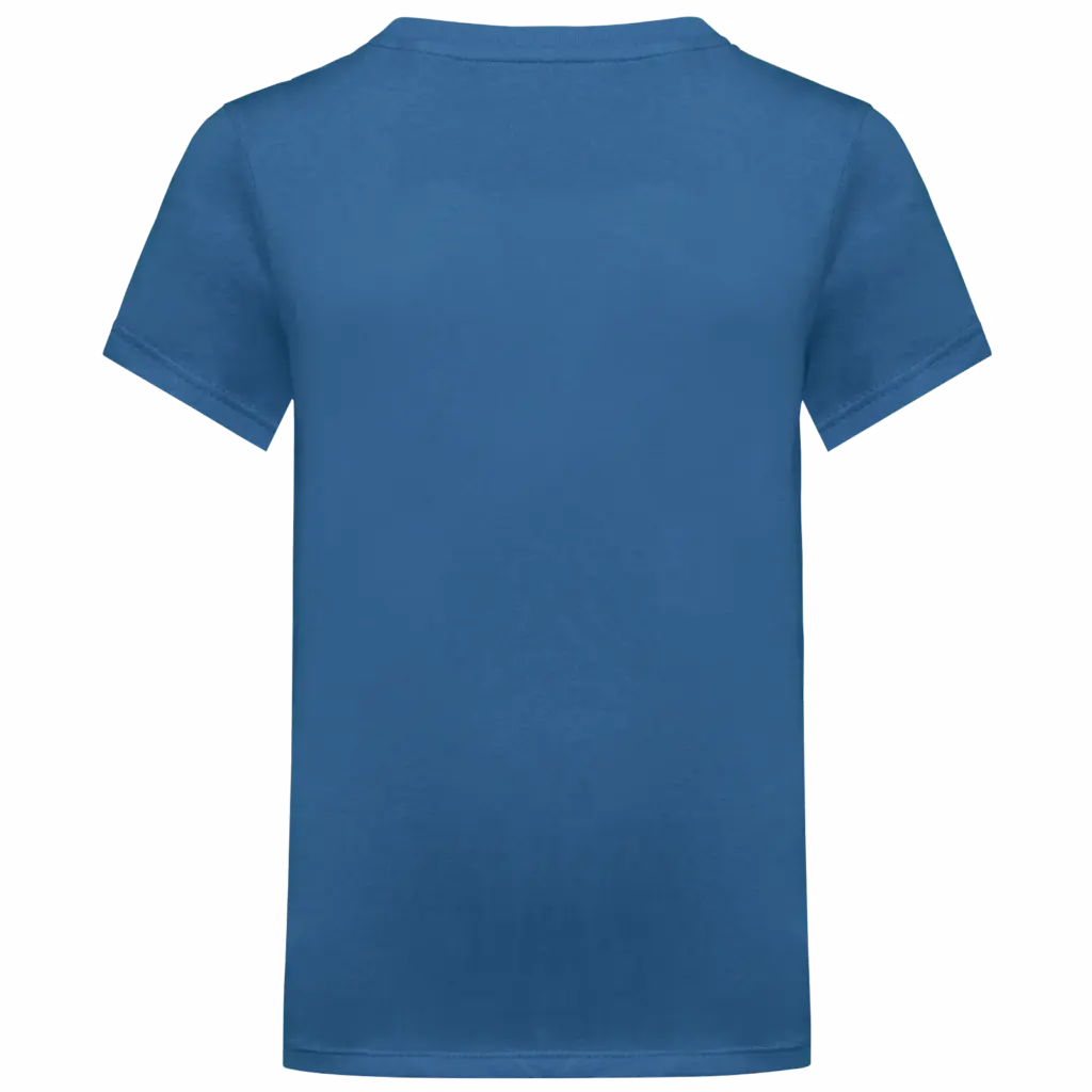 T-shirt ronde hals kinderen, light royal blue — productfoto 13