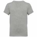 T-shirt ronde hals kinderen, oxford grey — productfoto 19