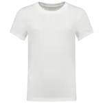 T-shirt ronde hals kinderen, white — productfoto 24