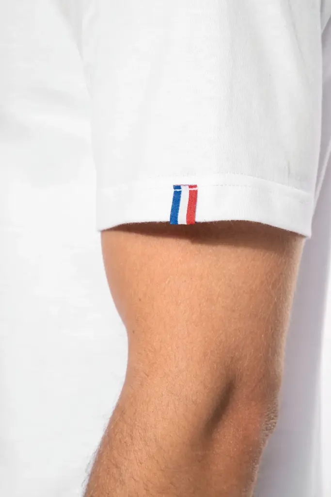 Biologisch heren T-shirt "Origine France Garantie" — productfoto 3