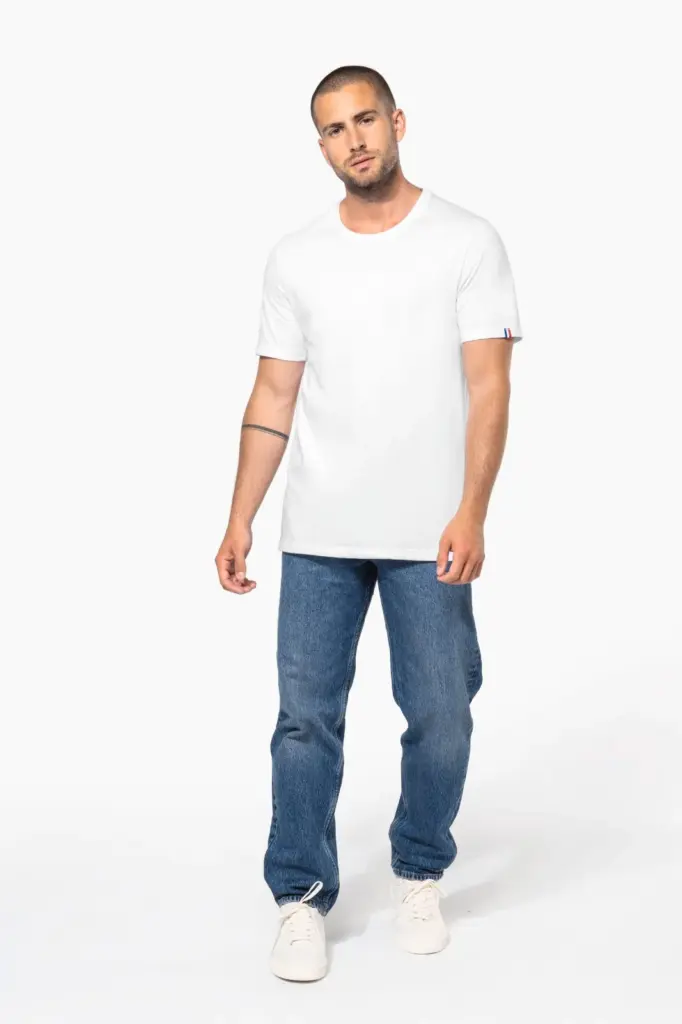 Biologisch heren T-shirt "Origine France Garantie" — productfoto 9