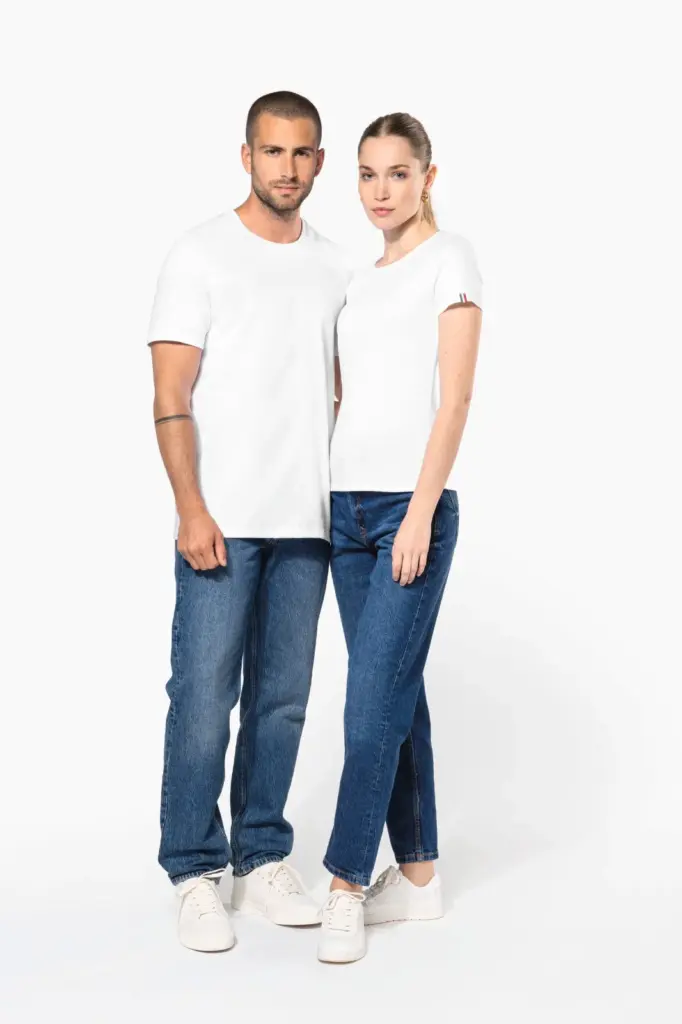 Biologisch heren T-shirt "Origine France Garantie" — productfoto 10