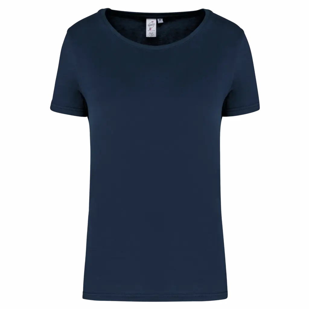 Women's organic T-shirt "Origine France Garantie", navy — productfoto 5