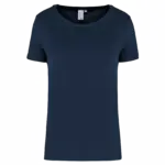 Women's organic T-shirt "Origine France Garantie", navy — productfoto 5