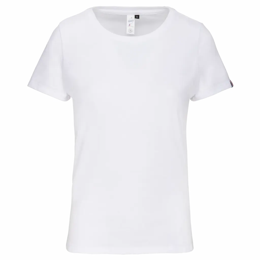 Women's organic T-shirt "Origine France Garantie", white — productfoto 8