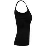 Ecologische en naadloze top met kant, black — productfoto 2