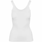 PS_K3043_WHITE - Hidalgo-werbeartikel Ecologische en naadloze top met kant, white — productfoto 6
