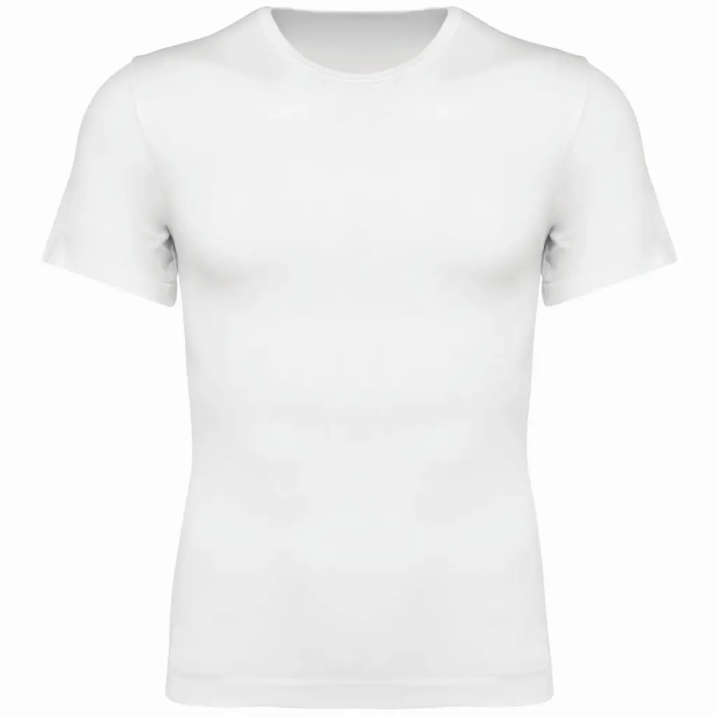 Ecologisch tweede huid heren-T-shirt met korte mouwen