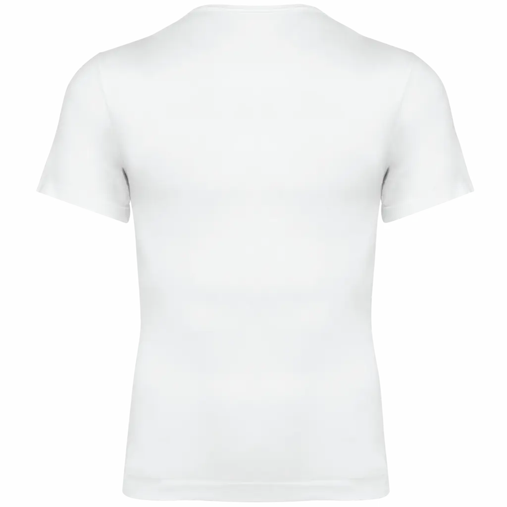 Ecologisch tweede huid heren-T-shirt met korte mouwen, white — productfoto 7
