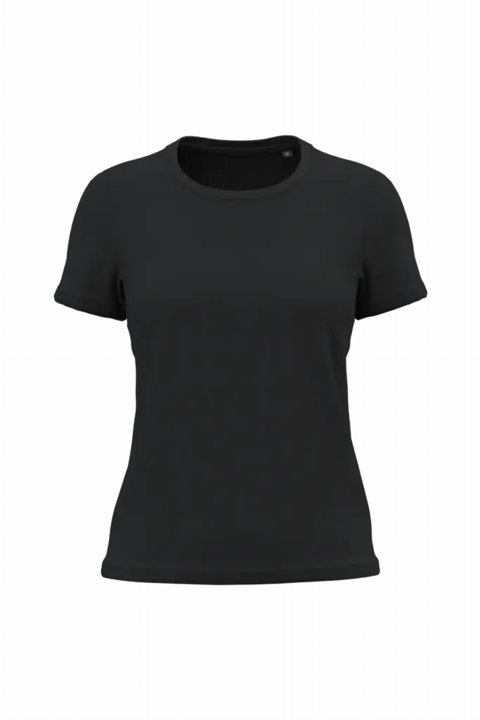 K3052ORG - Dames T-shirt Bio190, black