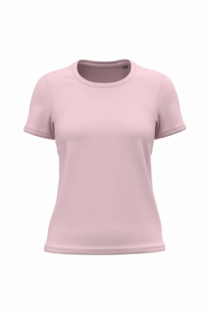 K3052ORG - Dames T-shirt Bio190, pale pink — productfoto 6