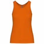 Angelina - Dames Racerback, deep orange — productfoto 13