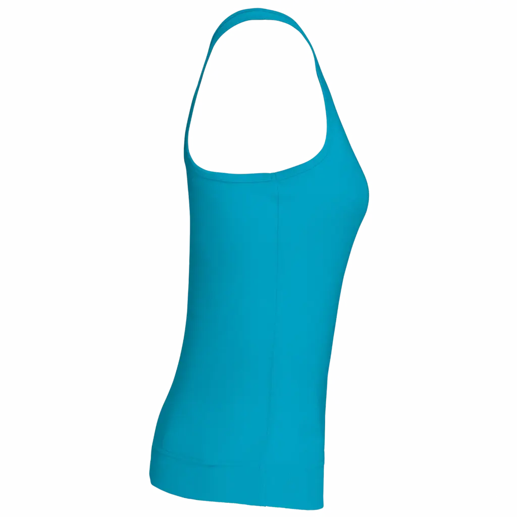 Angelina - Dames Racerback, deep turquoise — productfoto 15
