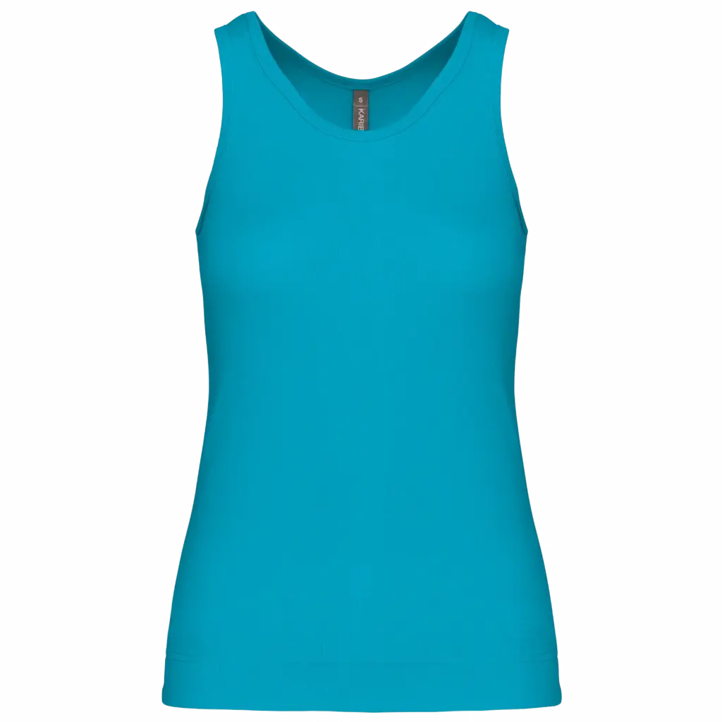 Angelina - Dames Racerback, deep turquoise — productfoto 16