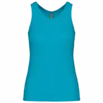 Angelina - Dames Racerback, deep turquoise — productfoto 16