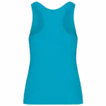 Angelina - Dames Racerback, deep turquoise — productfoto 17