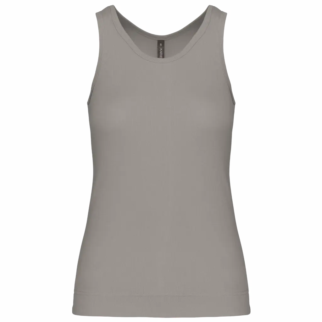 Angelina - Dames Racerback, light grey — productfoto 25