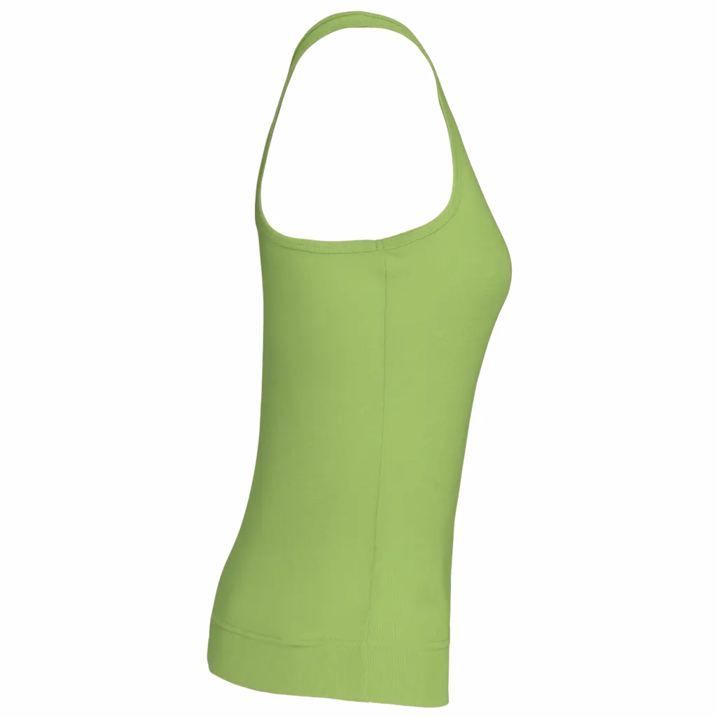 Angelina - Dames Racerback, lime — productfoto 27