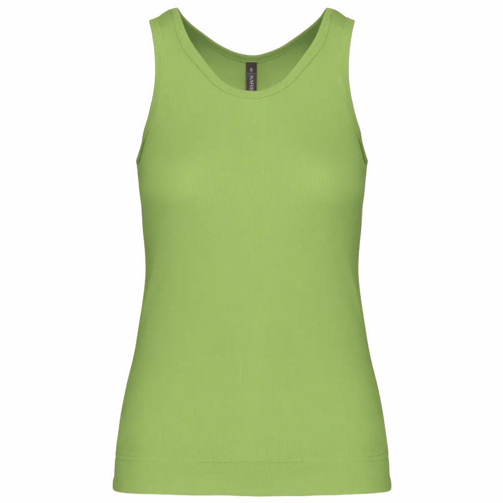 Angelina - Dames Racerback, lime — productfoto 28