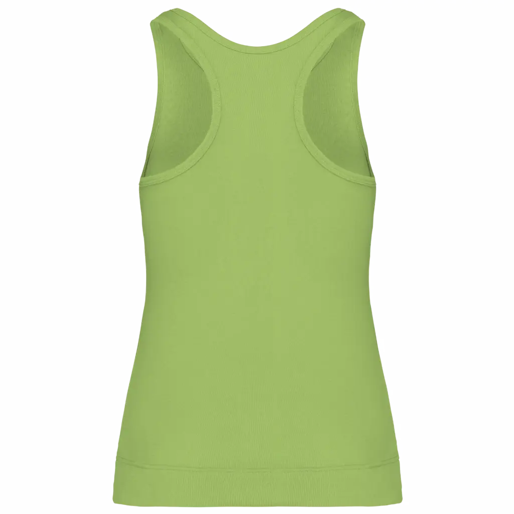 Angelina - Dames Racerback, lime — productfoto 29
